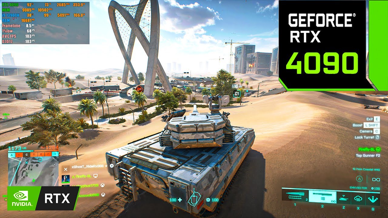 Battlefield 2042 | RTX 4090 24GB ( 4K Ultra Graphics RTX ON / DLSS OFF )