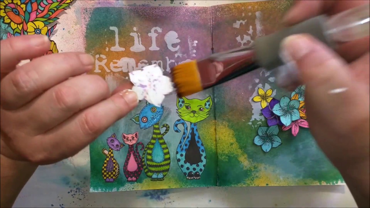#1 Pas à Pas ART JOURNAL  aussi pour les débutantes:)