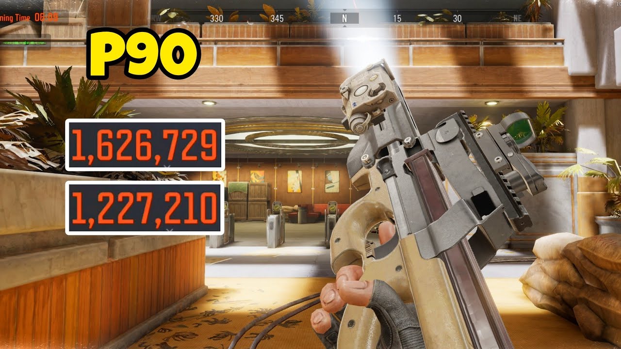 aggressive gameplay with P90 in Tv station | Arena breakout