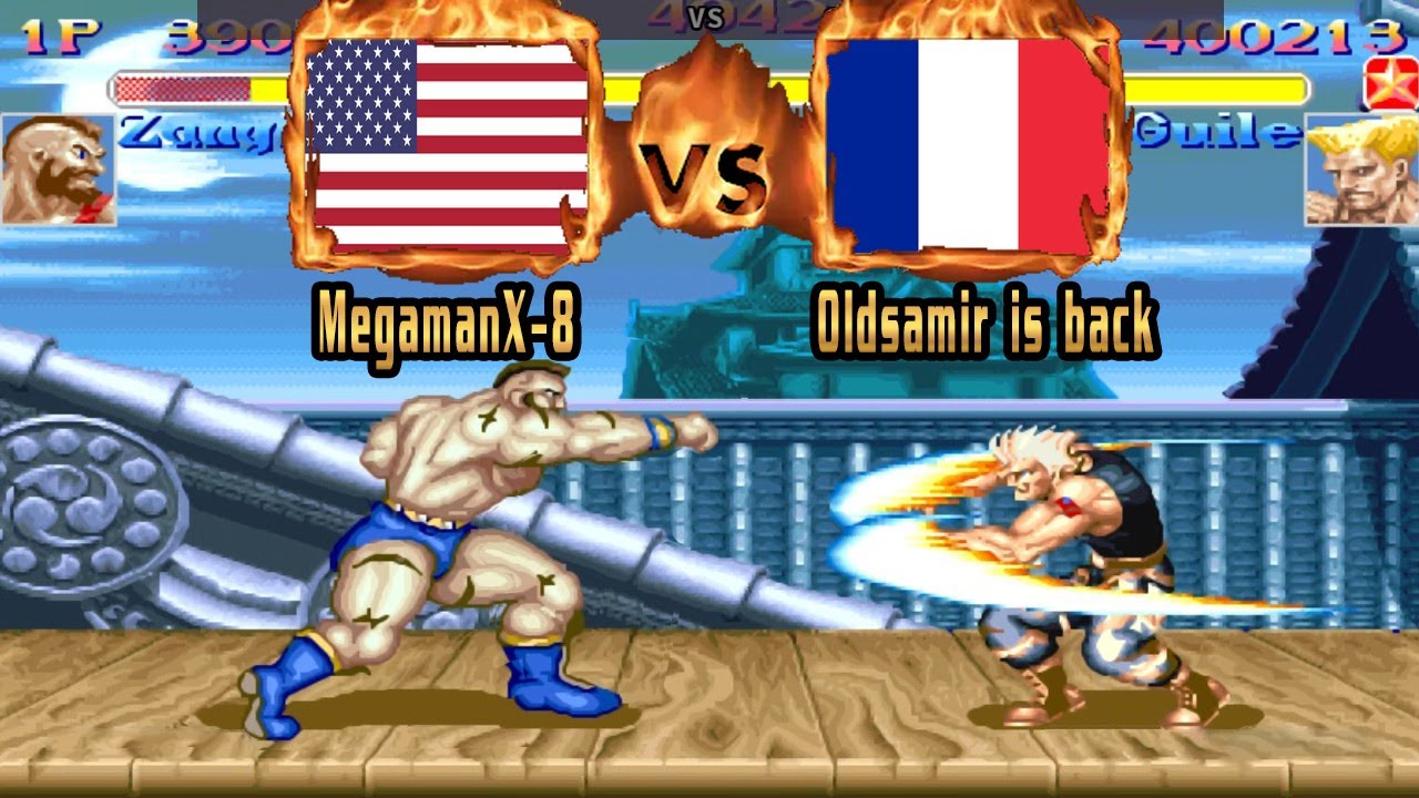 Super Street Fighter 2x - MegamanX-8 (USA) VS (FRA) Oldsamir is back [ssf2xj] [Fightcade]