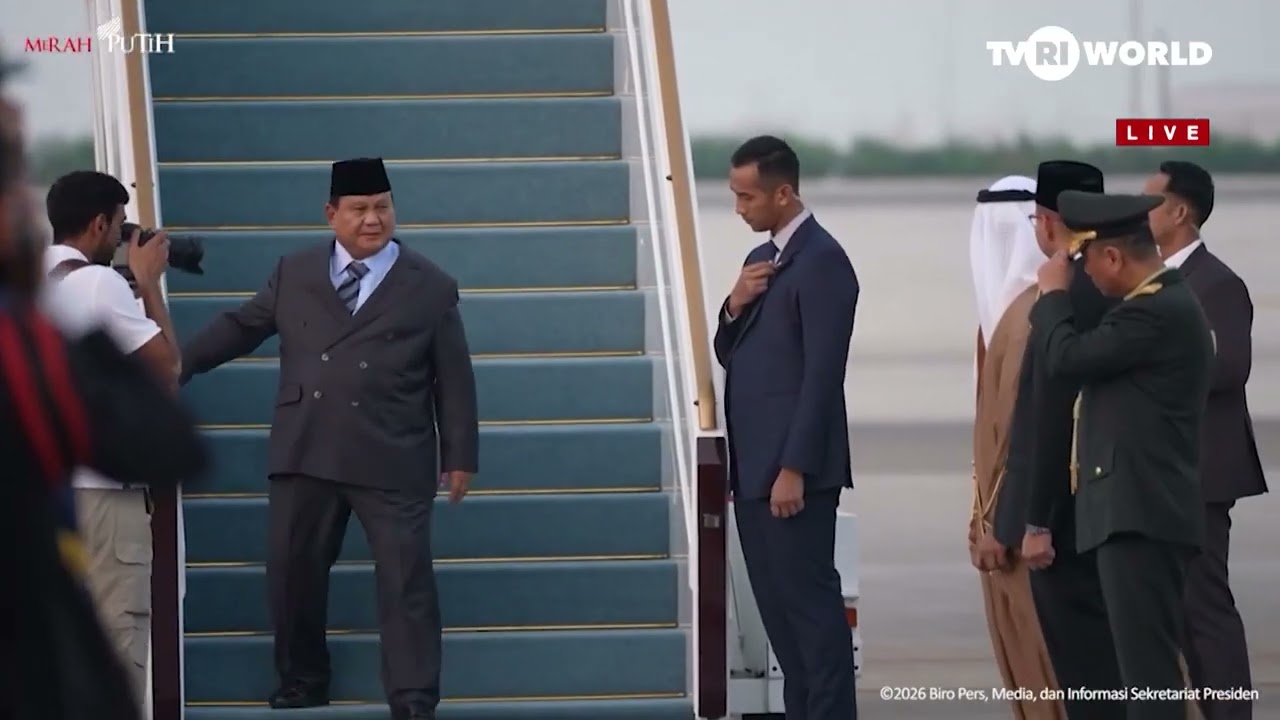 PRABOWO TO MEET UAE PRESIDENT