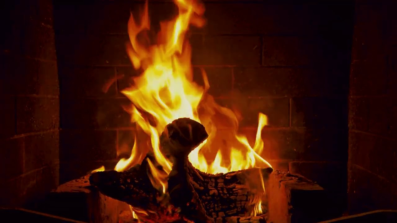 1 Hour Crackling Burning Fire | Relaxing Nature Audio for Study, Healing Meditation and Deep Peace