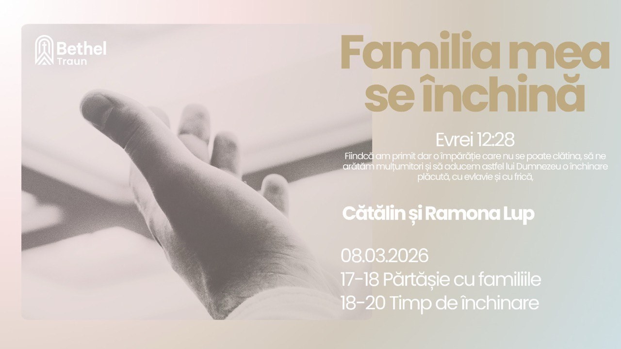 Duminica seara | 08.03.2026 | Catalin si Ramona Lup | Bethel Traun