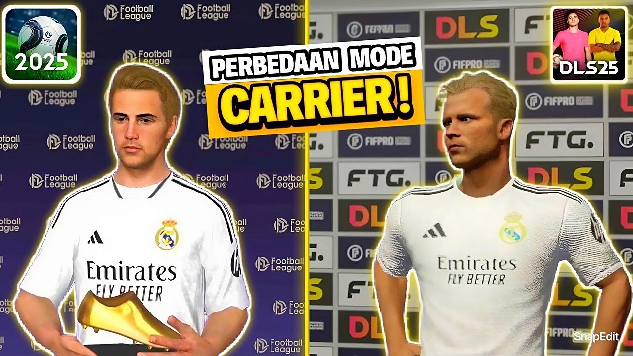 INILAH PERBEDAAN MODE CAREER DLS2025 DAN FOOTBALL LEAGUE 2025 !