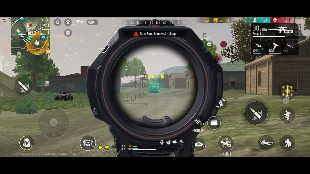 Epic Booyah in Free Fire 🔥 Solo vs Squad Full Gameplay | Garena Free Fire Best Match Win