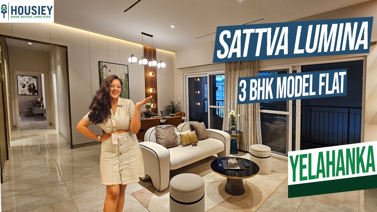 Sattva Lumina Yelahanka | Luxury 3BHK Model Flat Tour in Bangalore | Price, Location & Review 2025