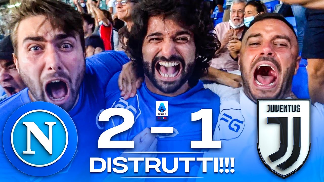DISTRUTTI!!! NAPOLI 2-1 JUVENTUS | LIVE REACTION NAPOLETANI AL MARADONA HD