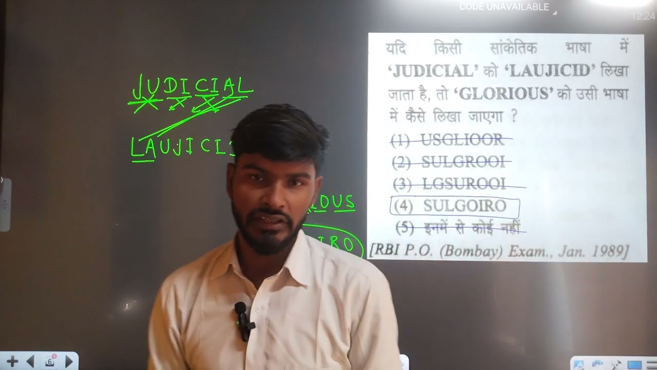 CODING AND DECODING TYPE 06 and TYPE 07     ##REASONING##