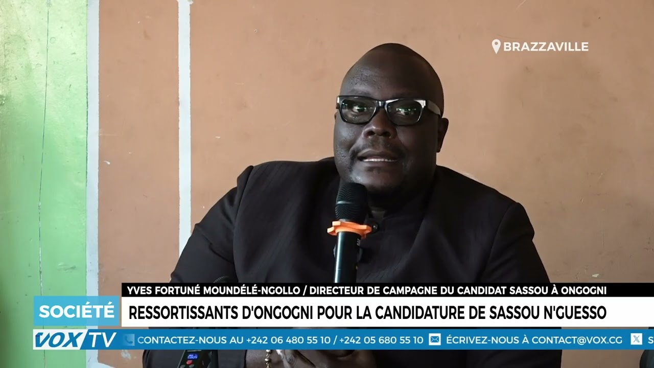 Ressortissants d'Ongogni pour la candidature de Sassou N'Guesso