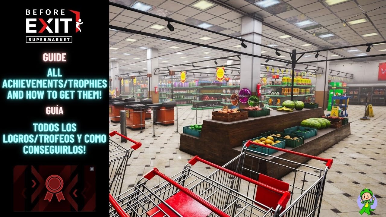 Before Exit Supermarket - La Guía de Logros Más Completa
