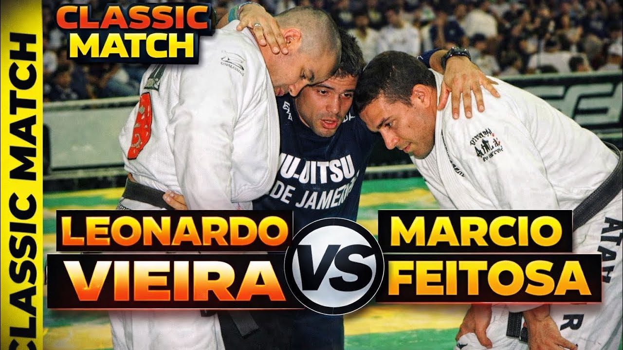 OLD SCHOOL BJJ MATCH: Leo Vieira vs Marcio Feitosa Jiu Jitsu Match IBJJF Worlds Finals 1998