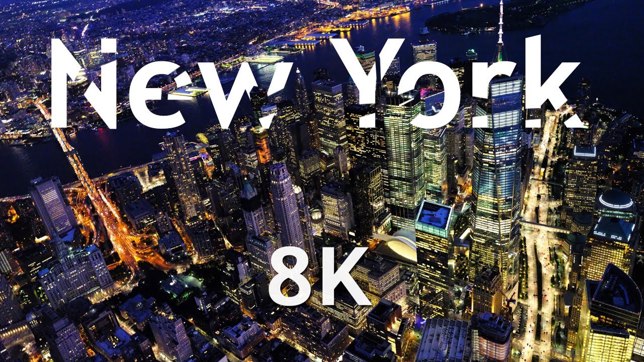 Explore New York in 8K {ULTRA HD} - 🇺🇸 Most Travel City of Earth (60FPS) | Amazing Drone View USA