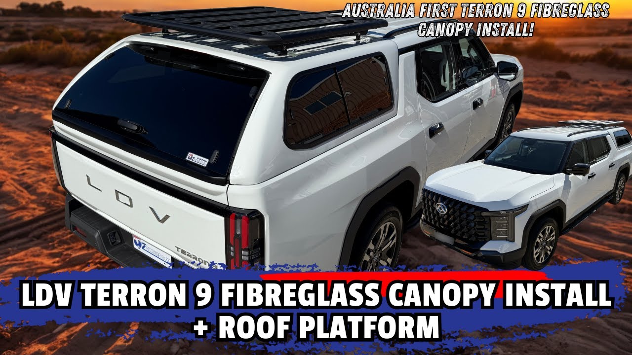How To Install A Fibreglass Canopy On A LDV Terron 9 / MG U9!