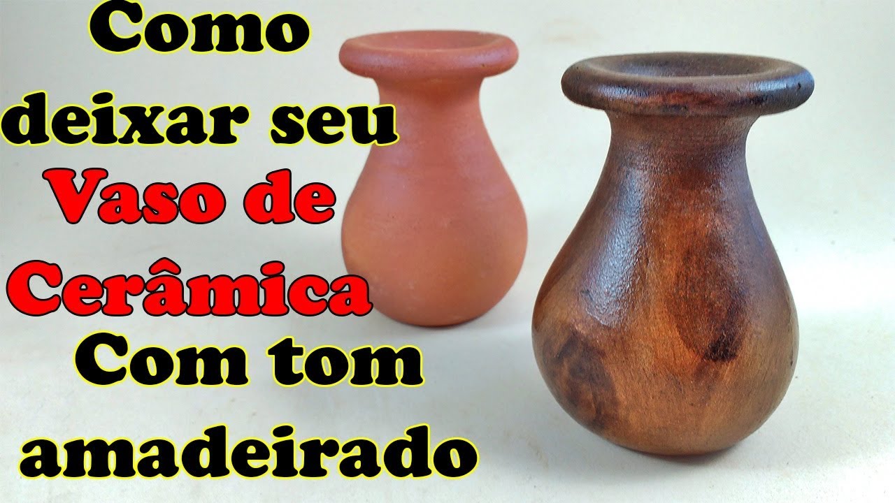 Como pintar vaso de cerâmica para SUCULENTAS