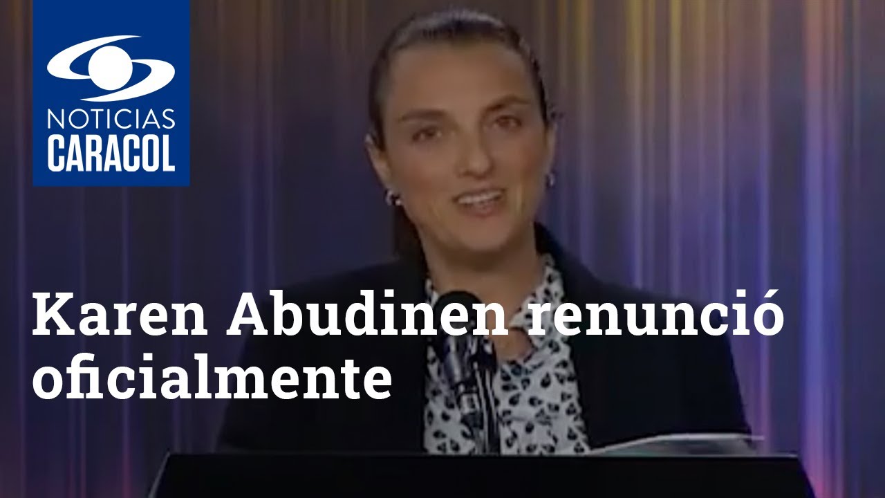Karen Abudinen renunció oficialmente como ministra de las TIC