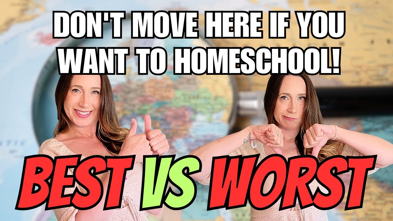 Don't Move HERE if You Want to Homeschool - Best and WORST Places to Homeschool in 2023!