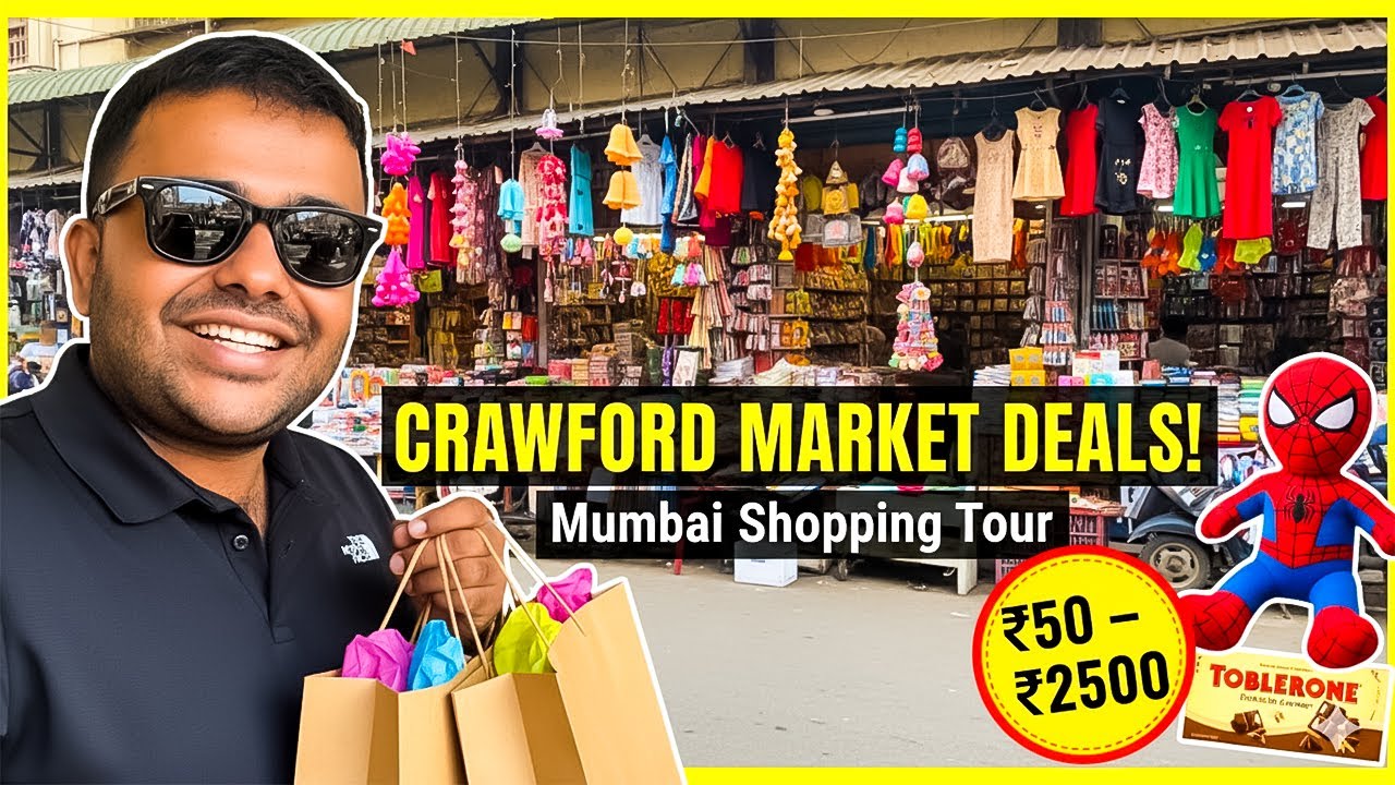 Crawford Market Mumbai 2025  |  क्रॉफर्ड मार्केट | CHEAP SHOPPING | Mumbai Wholesale Market 