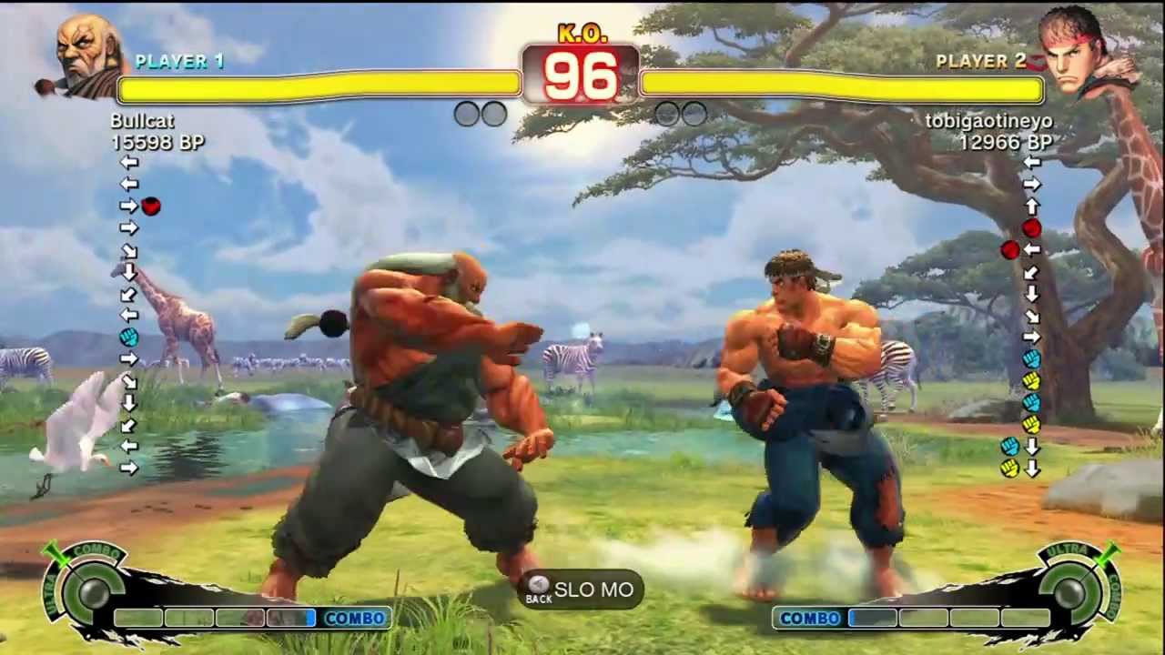 Bullcat [Gouken] vs Stay Gold [Ryu] SSF4 Japanese Online Ranked Matches - TRUE-HD