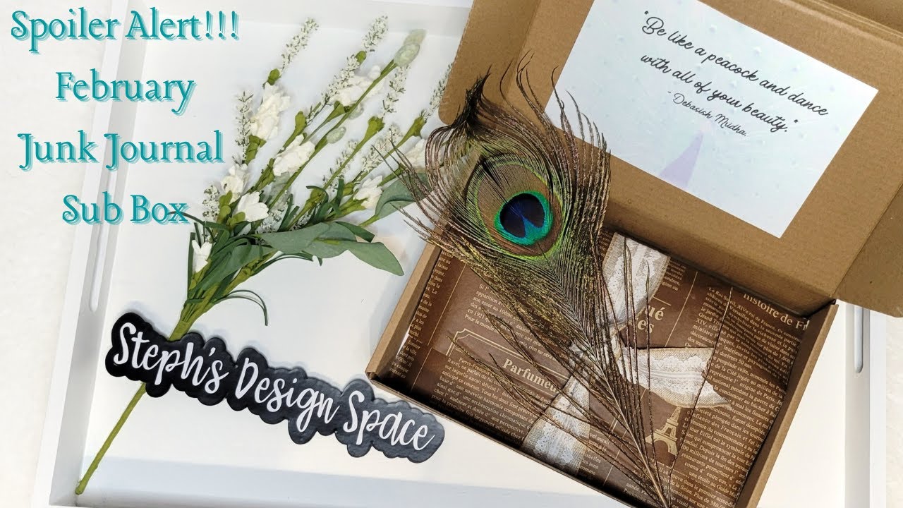***SPOILER ALERT*** February Junk Journal Box Subscription