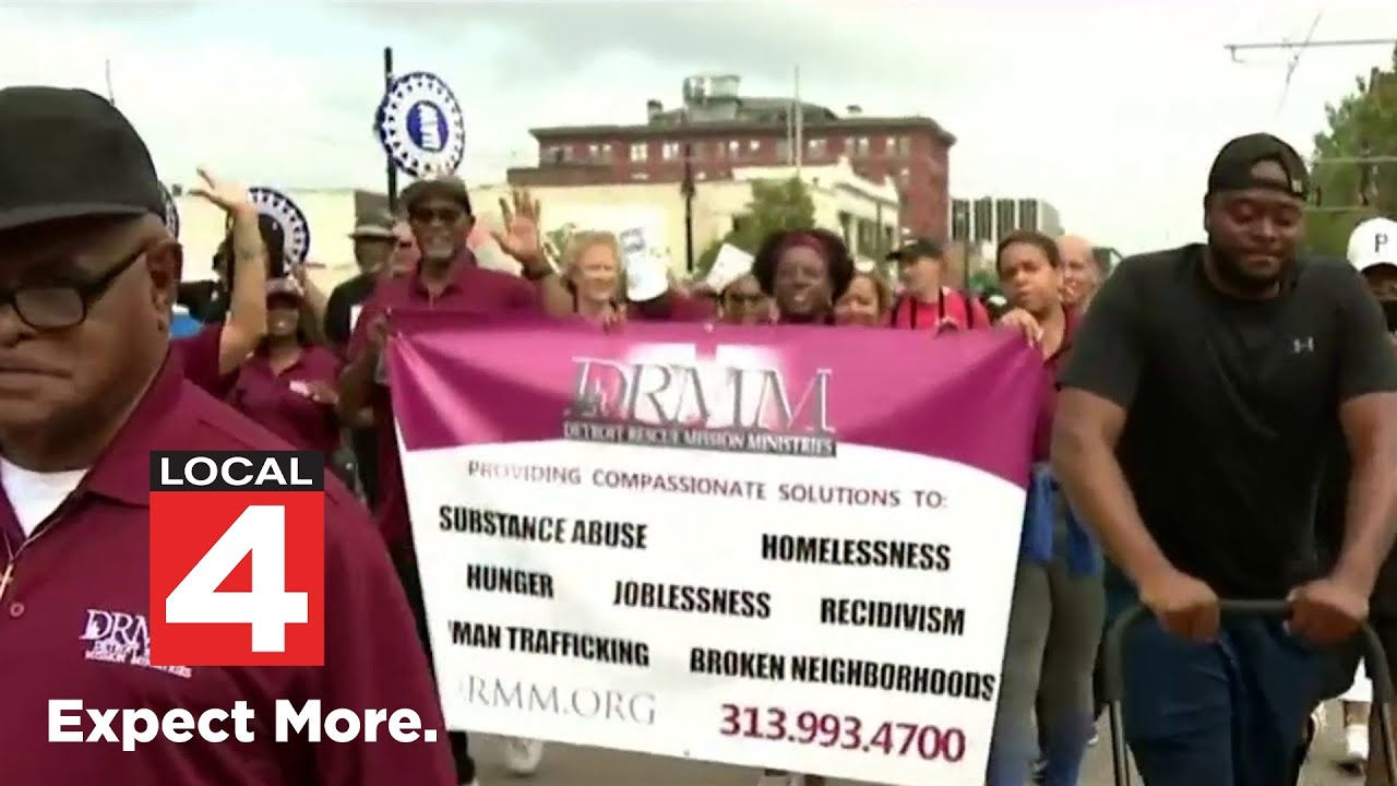 60th commemorative Freedom Walk strolls down Woodward Avenue in Detroit