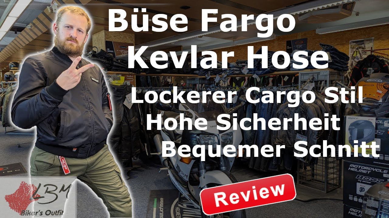 Büse Fargo im Test: Sichere und bequeme Kevlar Hose im Cargo Stil