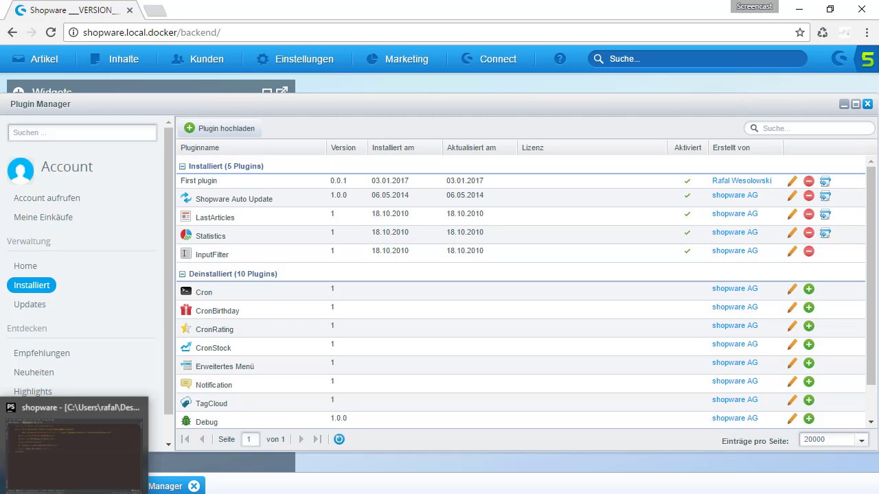02. Shopware 5 | Basic Plugin-Info [DE]