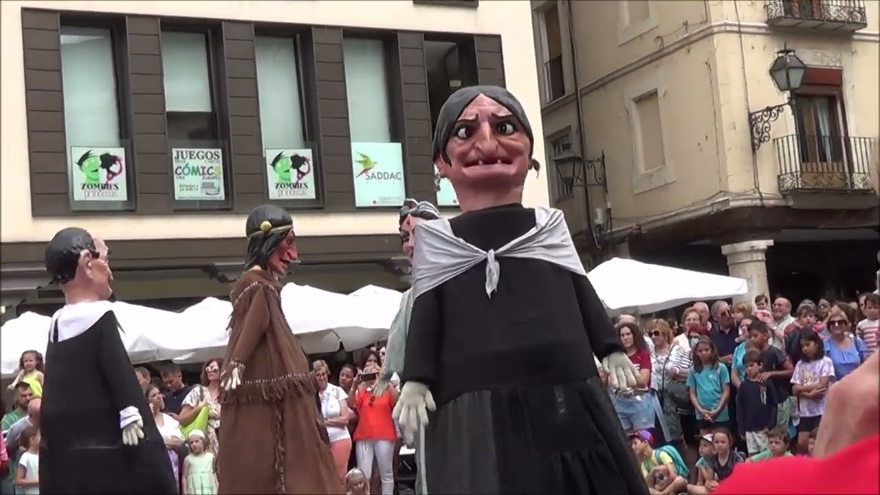COMPARSA DE GIGANTES Y CABEZUDOS 2023  - FIESTAS DEL ANGEL - TERUEL -