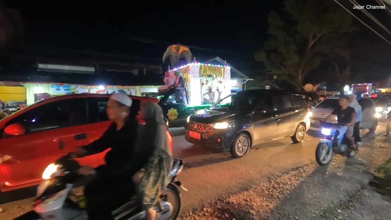 Pawai Takbiran Idul Fitri 1446 H di Kota Barabai