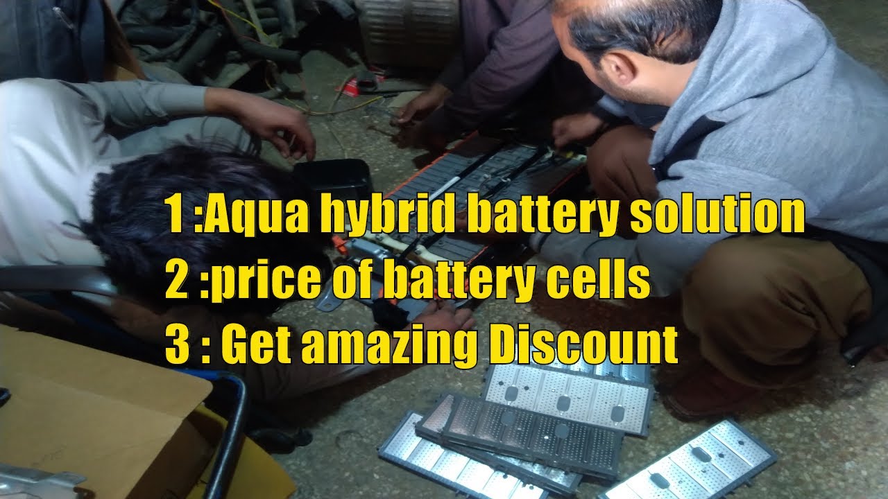 Toyota Aqua car hybrid battery cells price and detail