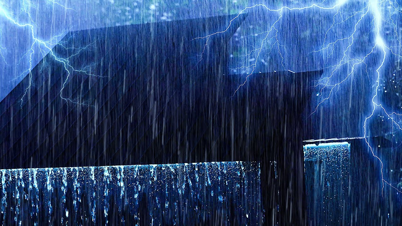 Sueño Profundo Perfecto Durante La Noche Lluviosa ⚡ Sonido De Lluvia Para Dormir
