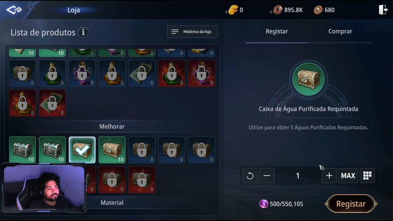 Comprei o item ao inv&eacute;s de aumentar o estoque... F | @neMONzin no Mir4 | #mir4clips #mir4