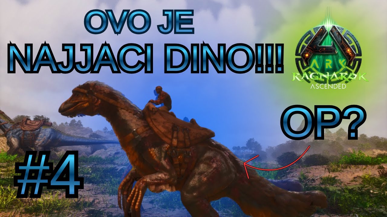 Najopasniji TERIZINO na Ragnarok mapi 🦖🔥 (lvl 172) / ARK ASCENDED RAGNAROK EP 4