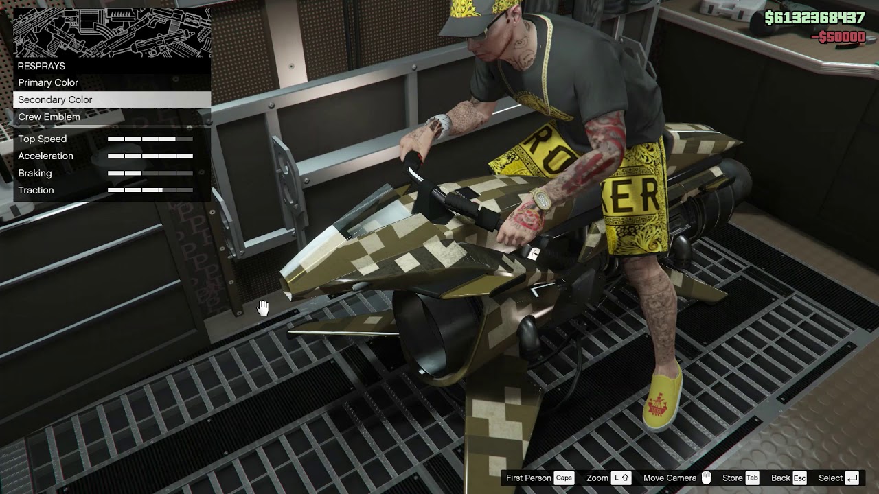 GTA 5 Oppressor Mk 2 Full customization online and Upgrade location