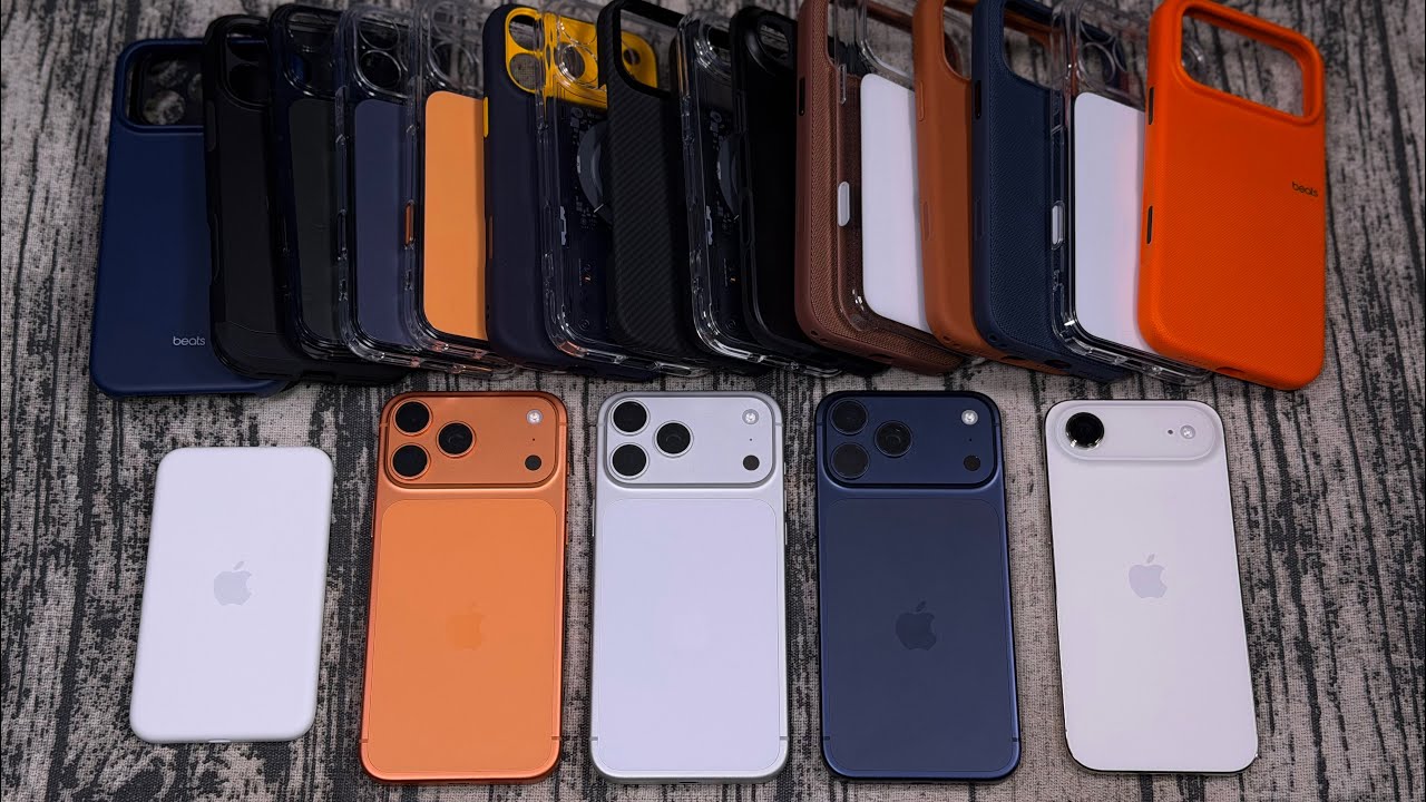 iPhone 17 серии — чехлы и аксессуары (Apple, Beats, Spigen и другие)