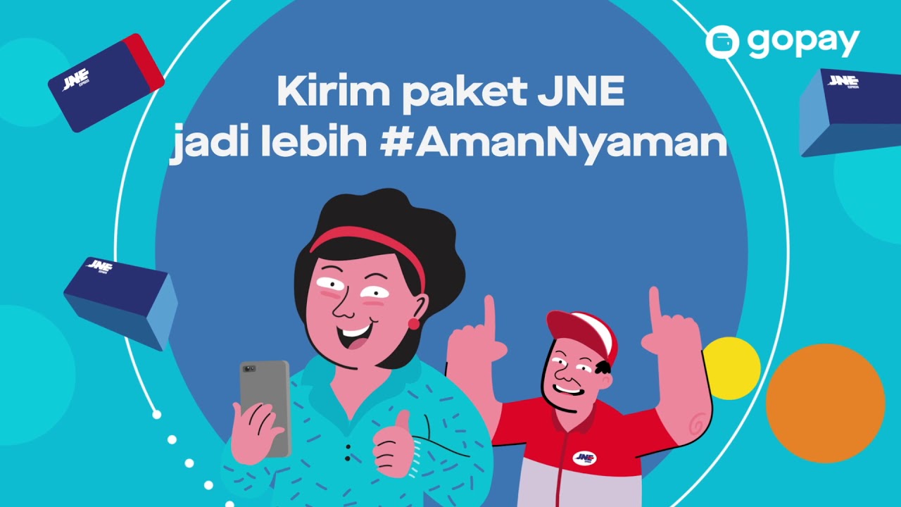 Kirim Aman Pakai JNE, Bayar Nyaman pakai GoPay