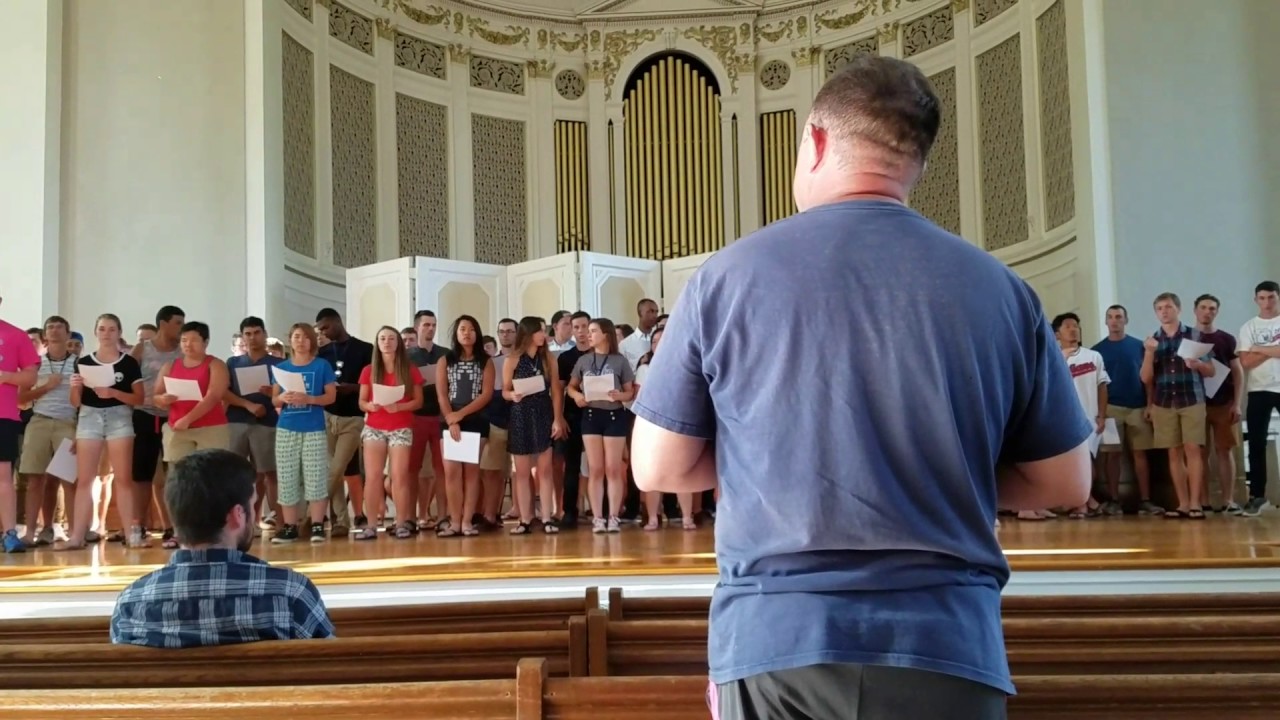 Bluecoats Grow Till Tall Swasey Singing