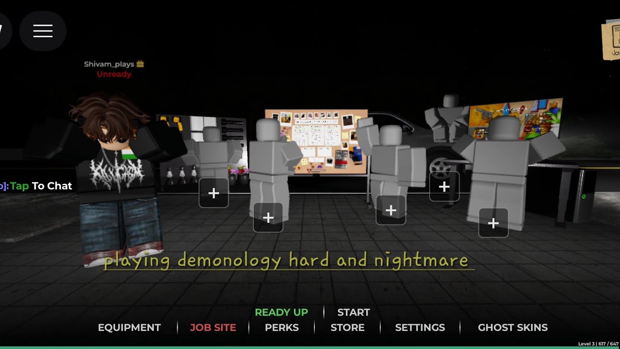 Playing demonology roblox hard mode and nightmare mode horror game