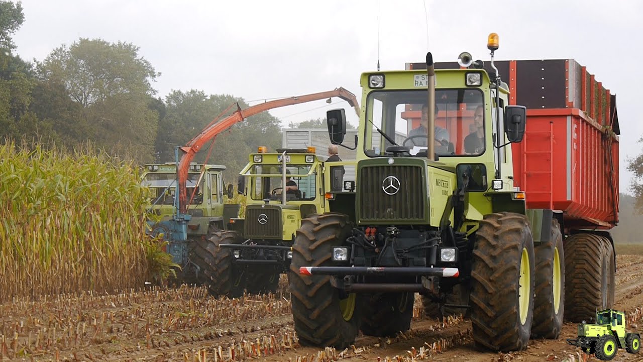 MBTrac & Unimog Feldtage Nordhorn Maishäckseln, Ackern und Rübenernte