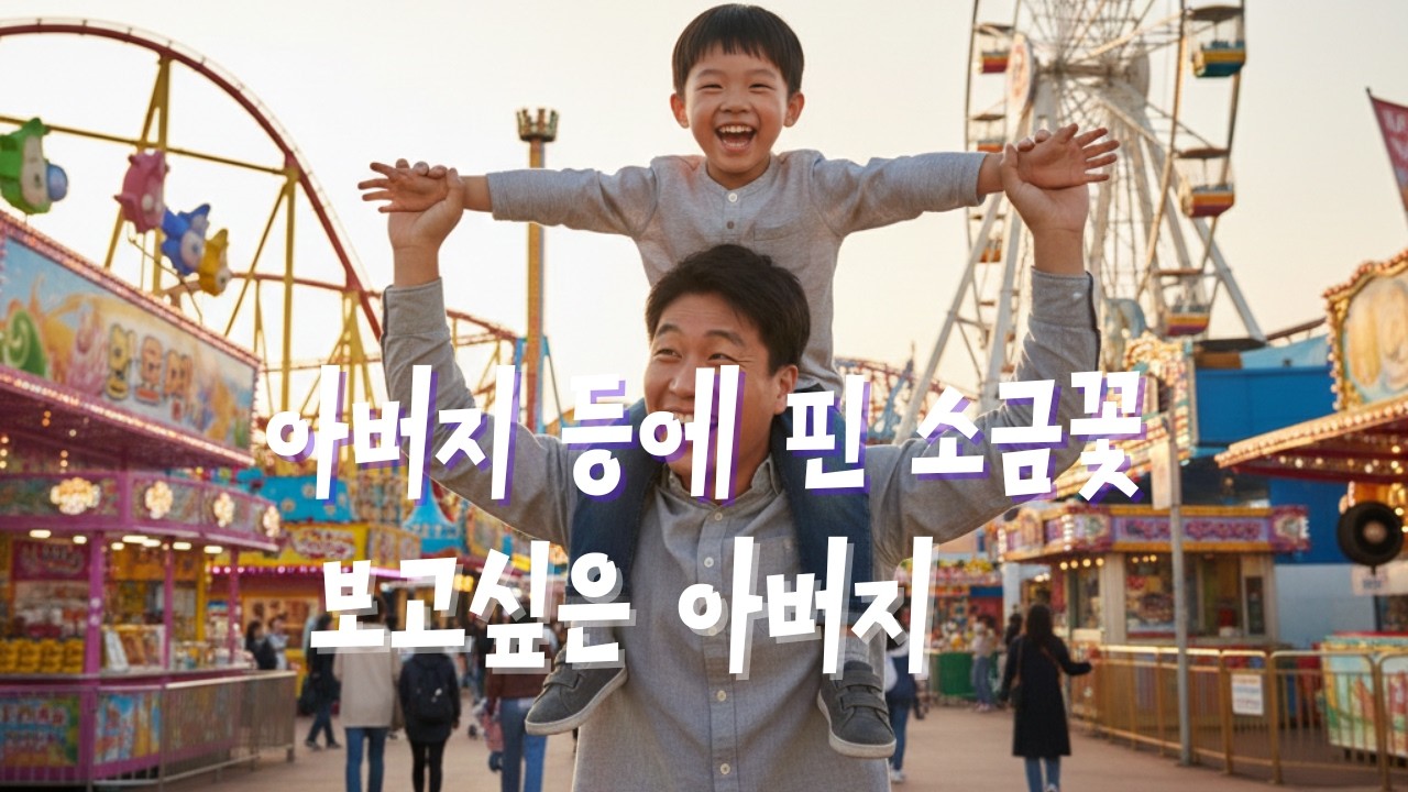 아버지 등에 핀 소금꽃 아버지가 그립습니다