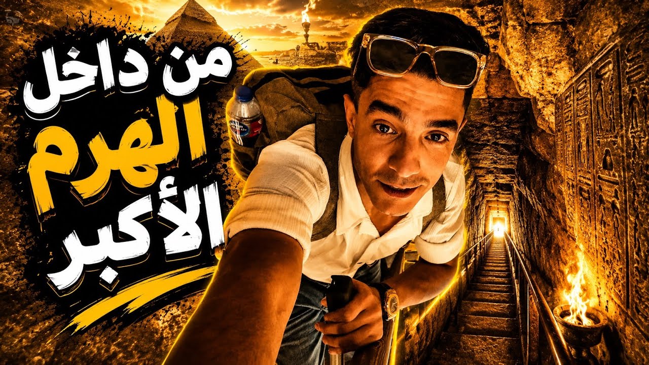 - دخلت داخل الهرم الأكبر 