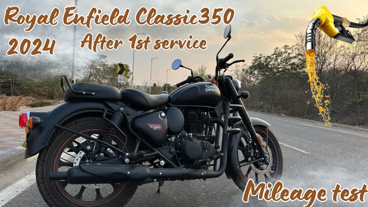2024 Royal Enfield Classic 350 Mileage Test After 1st service | Unexpected Result | TELUGU MOTOVLOG
