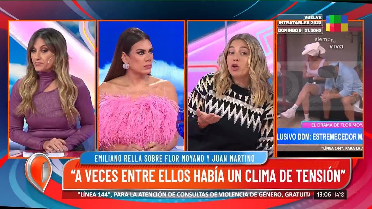 Flor Moyano y Juan Martino: difusión de videos y escándalo