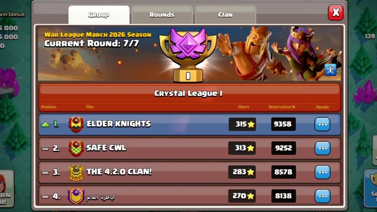 CLAN WAR LEAGUE BATTLE