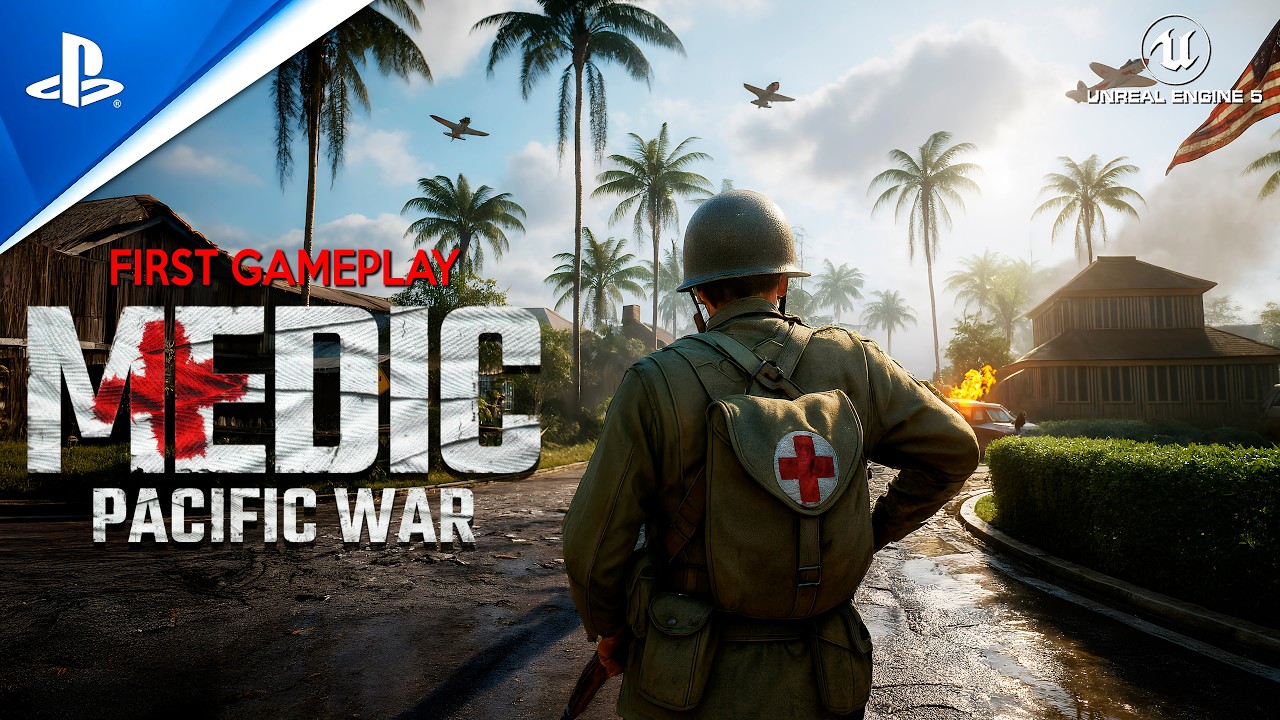 MEDIC PACIFIC WAR First Gameplay Demo | New ULTRA REALISTIC WWII War Simulation with EPIC BATTLES
