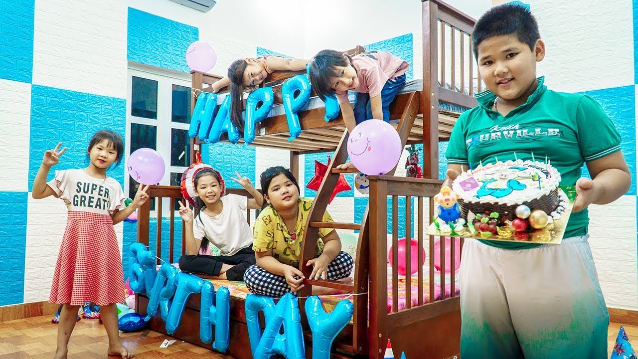 Chuns Family | Birthday Party Chuns And Best Friend Making Birthday Cake Zhu Bajie 2