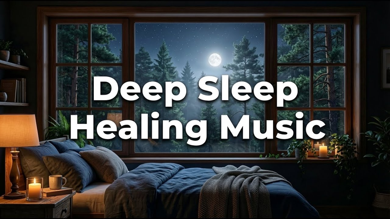 Calm Sleep Ambience for Anxiety and Insomnia with Soft Peaceful Night Atmosphere