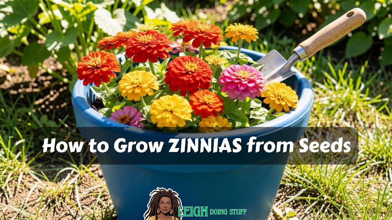 How to Grow ZINNIAS from Seeds