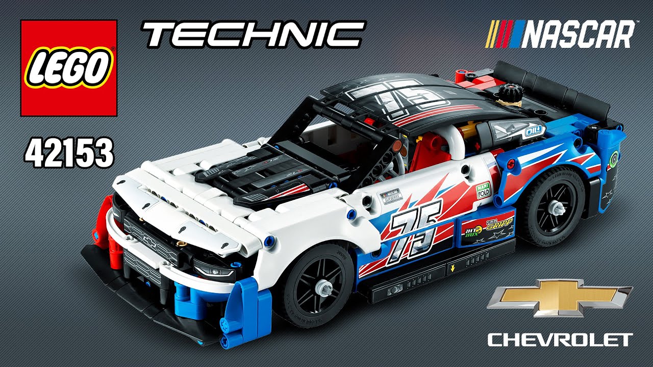 LEGO® Technic™ NASCAR® Next Gen Chevrolet Camaro ZL1 (42153)[672 pcs] Instructions @TopBrickBuilder