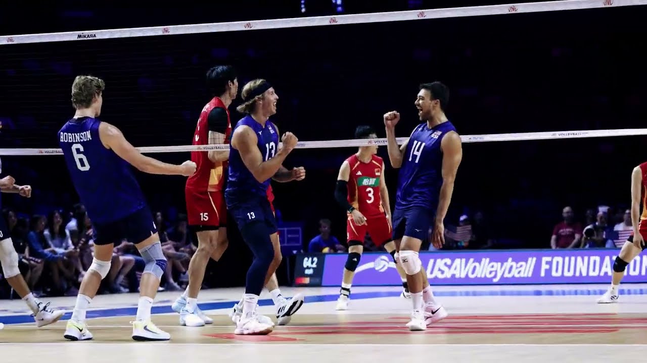 2026 MVNL | U.S. Men's National Team vs China Highlights | USA Volleyball