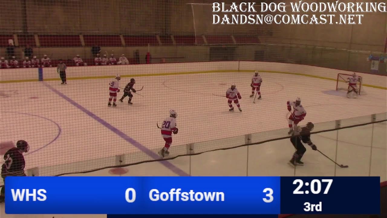 Winnacunnet Boys Hockey VS Goffstown - 2/28/2026 - Presented by Black Dog Woodworking